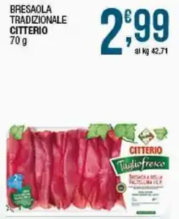 Sidis Bresaola tradizionale Citterio offerta