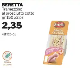 GrosMarket Beretta Tramezzino al prosciutto cotto offerta