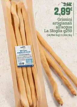 Banco Fresco Grissini artigianali all'acqua La Sfoglia offerta