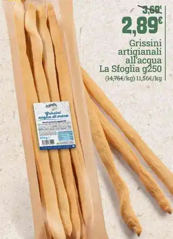 Grissini artigianali all'acqua La Sfoglia