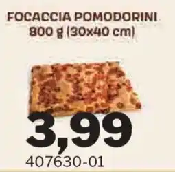 GrosMarket Focaccia pomodorini offerta