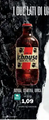 GrosMarket Ichnusa non filtrata offerta
