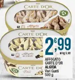 Sidis Affogato Carte d'Or Algida offerta