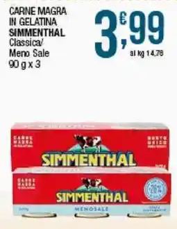 Sidis Carne magra in gelatina Simmenthal Classica offerta