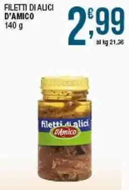Sidis Filetti di alici D'Amico offerta