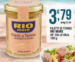 Sidis Filetti di Tonno Rio Mare offerta
