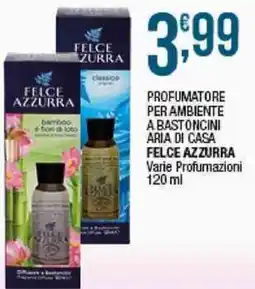 Sidis Profumatore per ambiente a bastoncini Felce Azzurra offerta