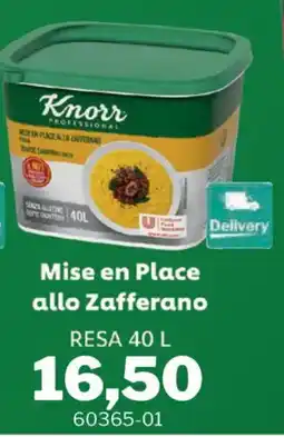 GrosMarket Knorr Professional Mise en Place allo Zafferano offerta