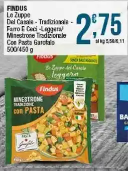 Sidis Findus Minestrone Tradizionale con Pasta offerta