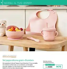 Stanhome Set pappa silicone gnam Brandani offerta