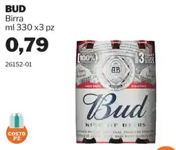 GrosMarket Bud Birra offerta