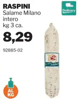 GrosMarket Salame Milano intero offerta