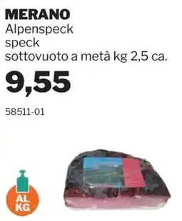 GrosMarket Merano Alpenspeck speck offerta