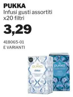 GrosMarket Pukka Infusi gusti assortiti offerta
