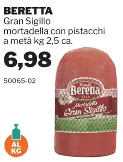 GrosMarket Beretta mortadella con pistacchi offerta