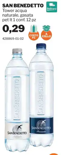 GrosMarket San Benedetto Tower acqua naturale, gasata offerta