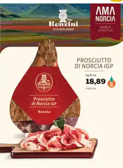 GrosMarket Prosciutto di Norcia IGP Renzini offerta
