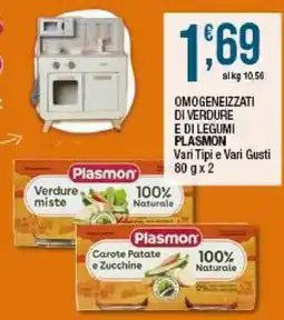 Sidis Omo geneizzati di verdure e di legumi Plasmon offerta