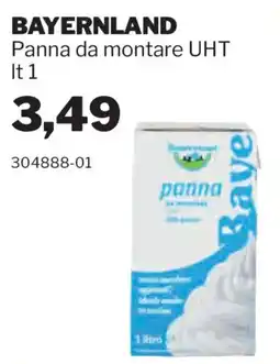 GrosMarket Panna da montare UHT Bayerland offerta
