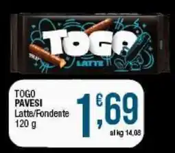 Sidis Togo Pavesi Latte/Fondente offerta