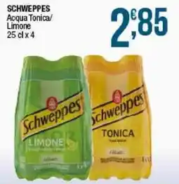 Sidis Schweppes Acqua Tonica Limone offerta