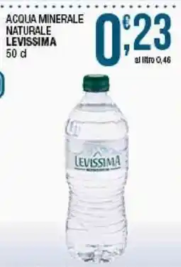 Sidis Acqua minerale naturale Levissima offerta