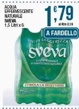 Sidis Acqua effervescente naturale sveva offerta