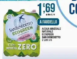 Sidis Acqua minerale naturale Ecogreen San Benedetto offerta