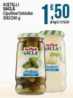 Sidis Acetelli Sacla Cipolline offerta
