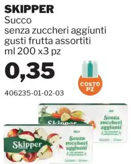 GrosMarket Skipper Succo senza zuccheri aggiunti offerta
