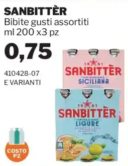 GrosMarket Sanbitter bibite gusti assortiti offerta