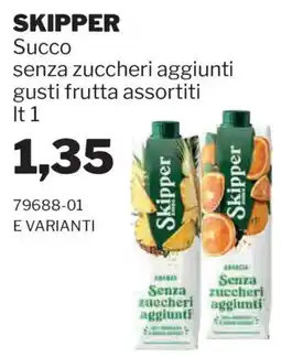 GrosMarket Skipper Succo senza zuccheri aggiunti offerta