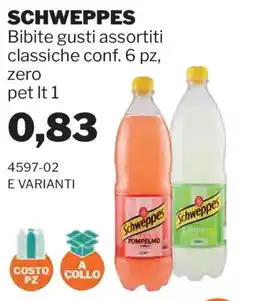 GrosMarket Schweppes Bibite gusti assortiti classiche offerta