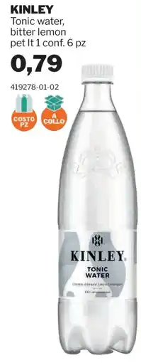 GrosMarket Kinley tonic water offerta
