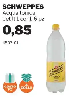 GrosMarket Schweppes Acqua tonica offerta