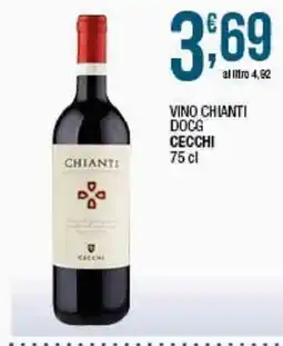 Sidis Vino Chianti DOCG Cecchi offerta