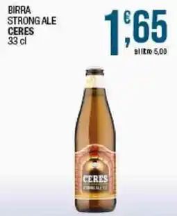 Sidis Birra strong ale Ceres offerta