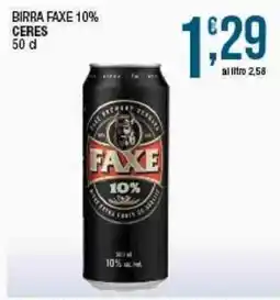 Sidis Birra Faxe 10% offerta