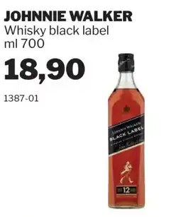 GrosMarket Johnnie Walker Whisky black label offerta