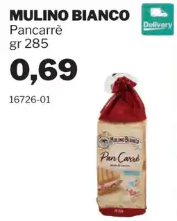 GrosMarket Mulino Bianco Pancarrè offerta