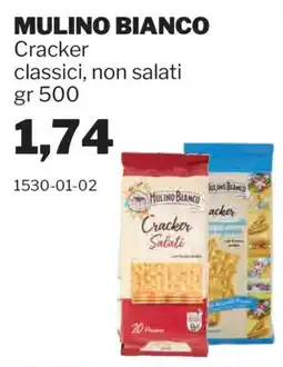 GrosMarket Mulino Bianco Cracker classici, non salati offerta