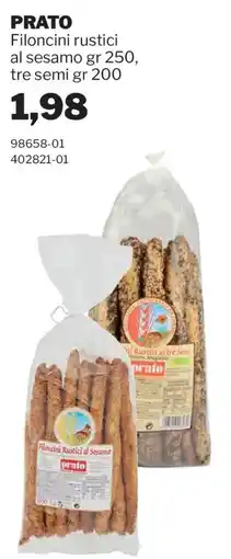 GrosMarket Filoncini rustici al sesamo offerta