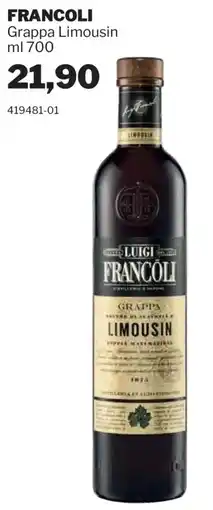 GrosMarket Grappa Limousin offerta