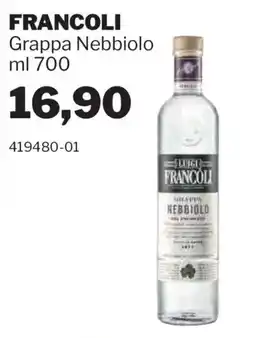 GrosMarket Grappa Nebbiolo offerta