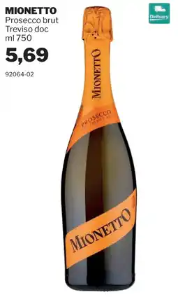 GrosMarket Mionetto Prosecco brut offerta