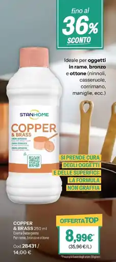 Stanhome Stanhome Copper & Brass offerta