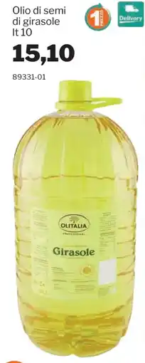 GrosMarket Olio di semi di girasole Olitalia offerta