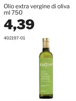 GrosMarket Olio extra vergine di oliva Zucchi offerta