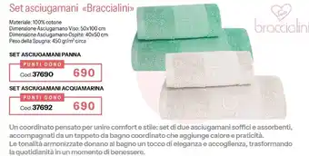 Set asciugamani Braccialini