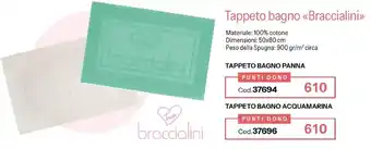 Tappeto bagno Braccialini